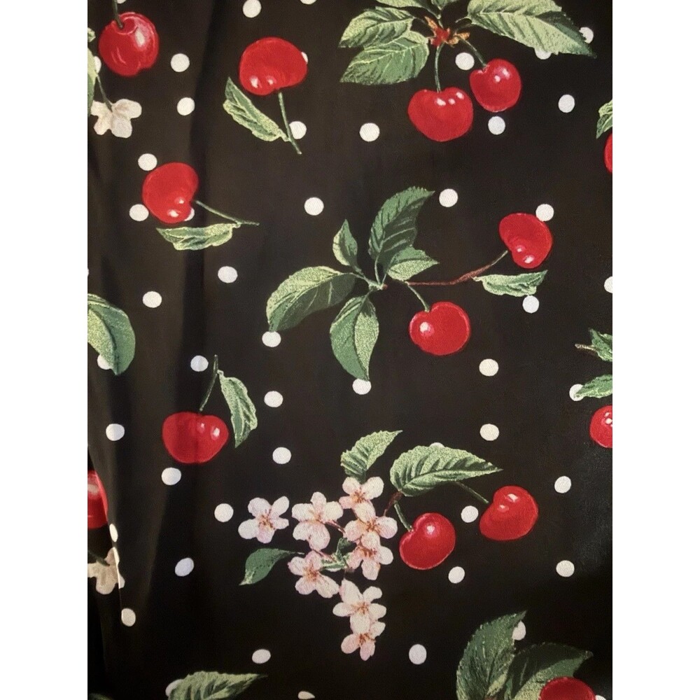 torrid Black Cherry Print Midi Dress - Picture 6 of 9